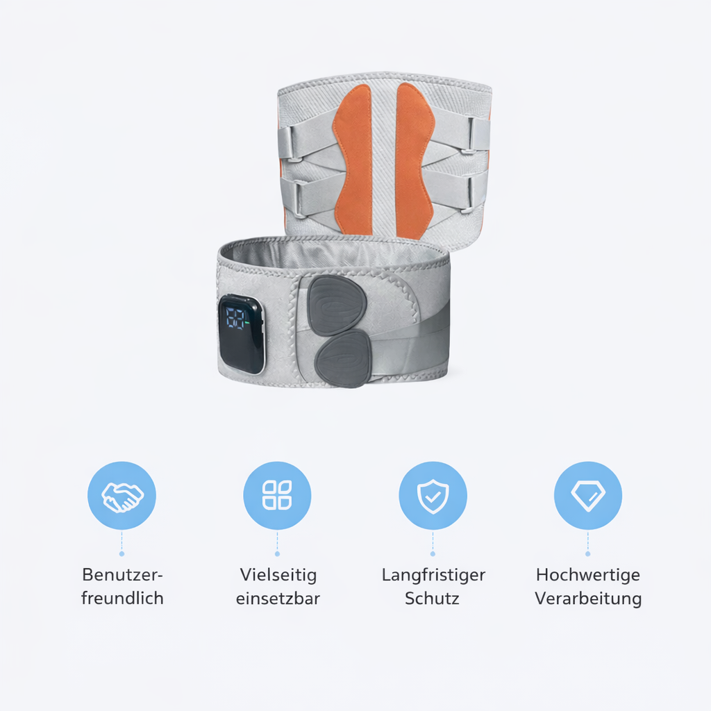 RückenBalance Pro – Wärme- & Massagegürtel