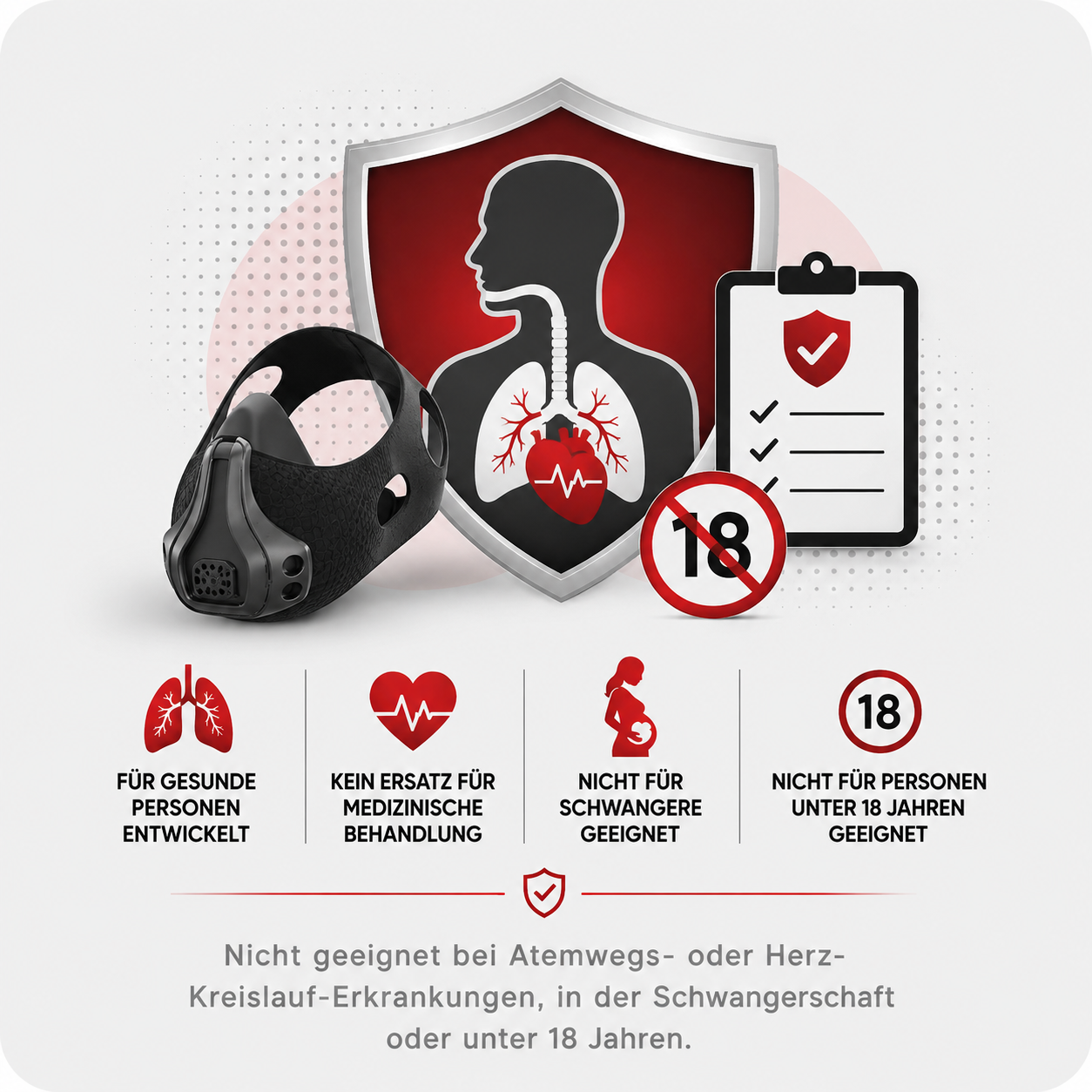 TitanBreath™ Trainingsmaske