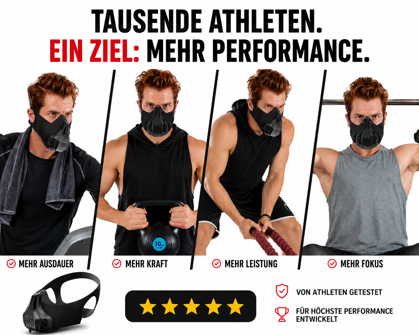 TitanBreath™ Trainingsmaske