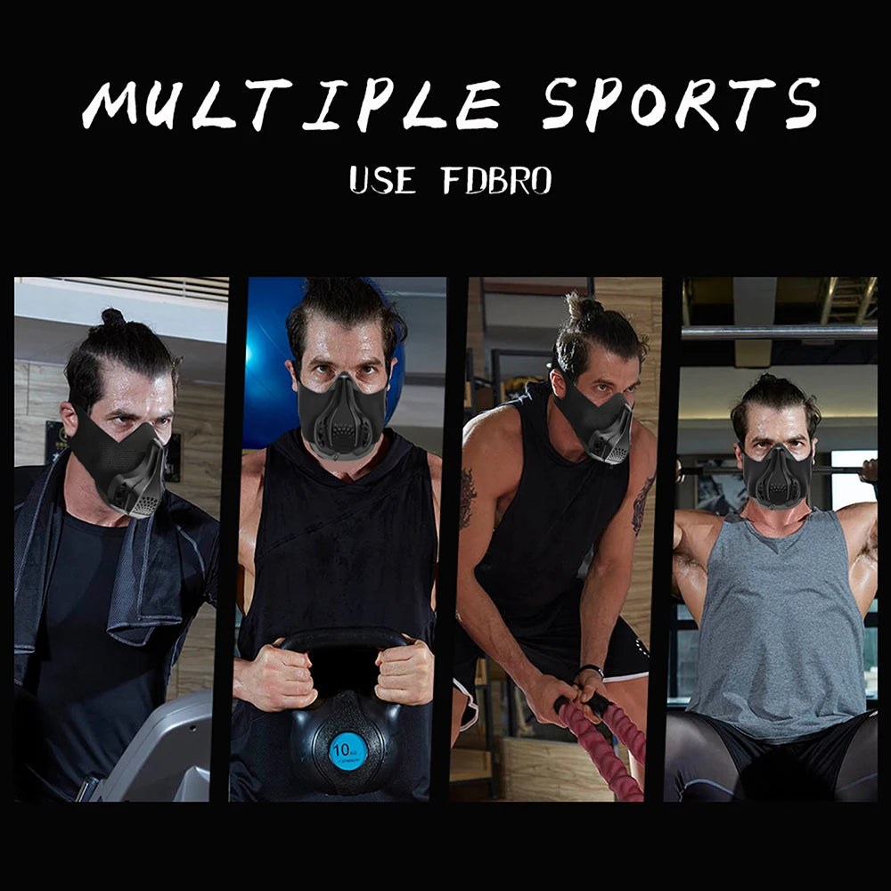 Sports Mask Adjustable 48 Breathing