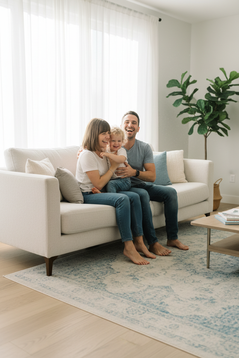 Glückliche Familie