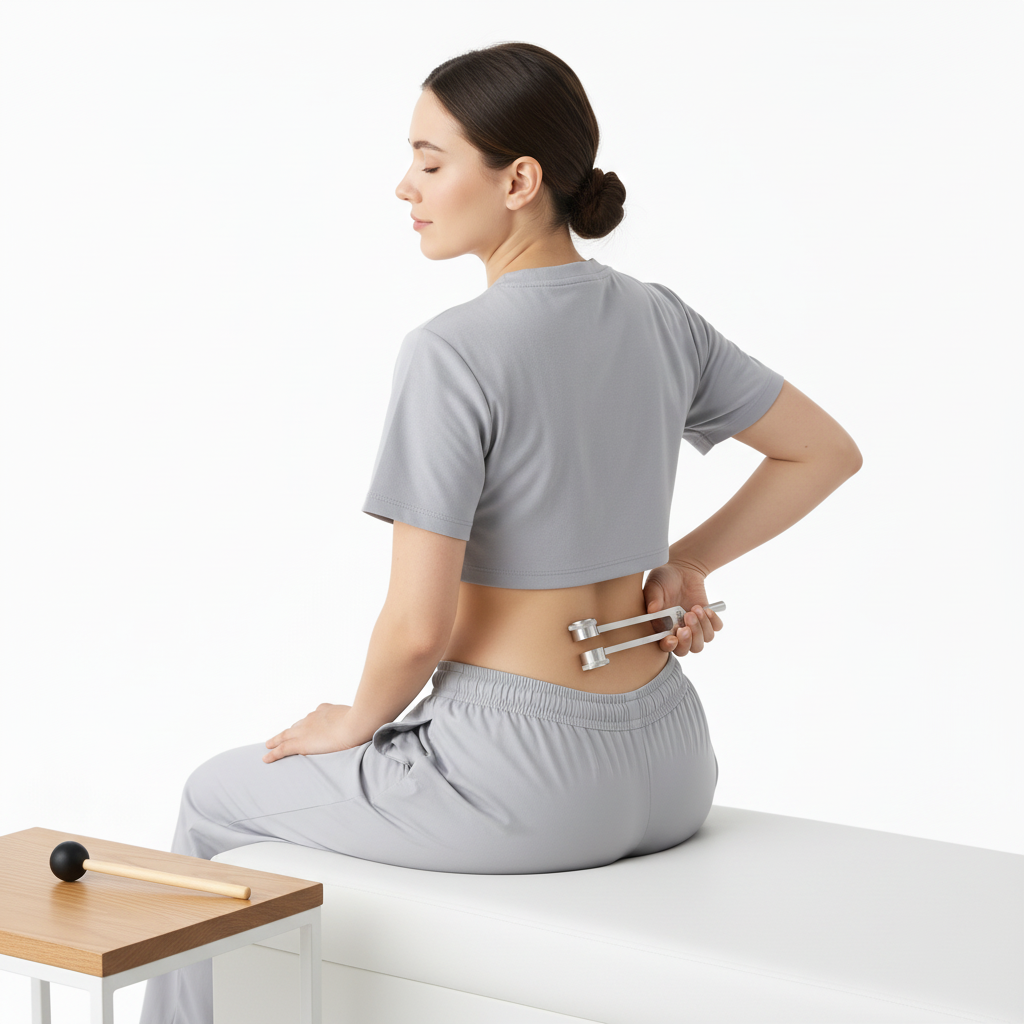 Stimmgabel Rücken Anwendung