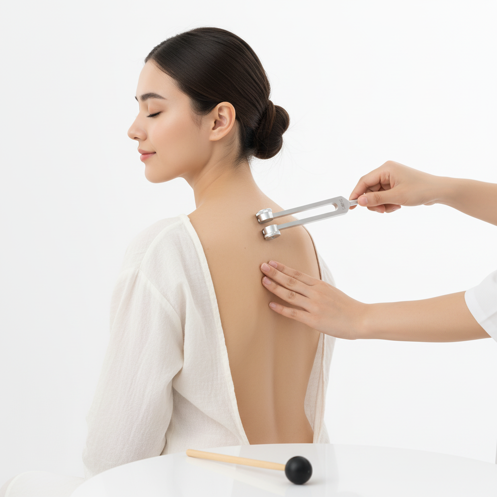 Stimmgabel Wirbelsäule