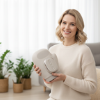 Testimonial - Blonde Frau