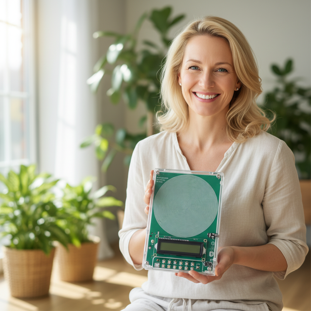 Testimonial - Blonde Frau